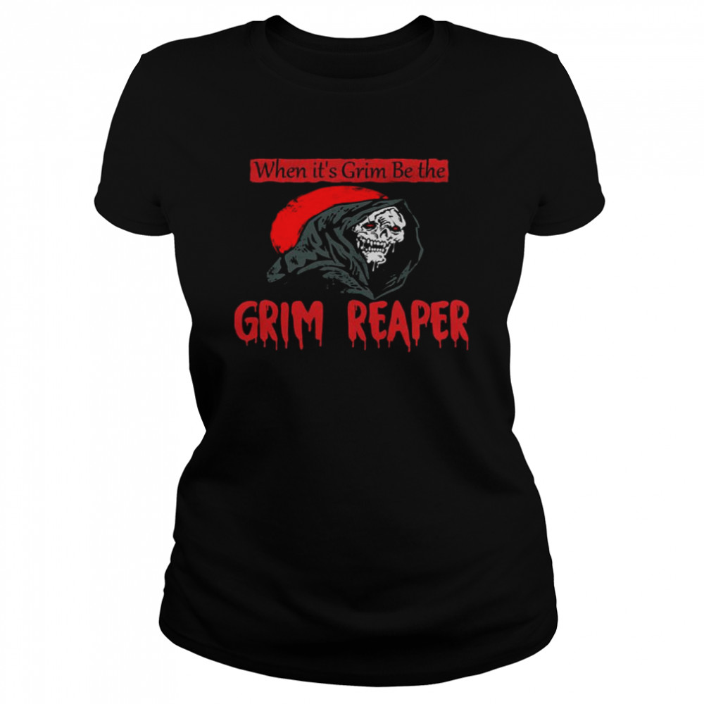 Chiefs Grim Reaper Cool Design Halloween shirt Classic Women's T-shirt