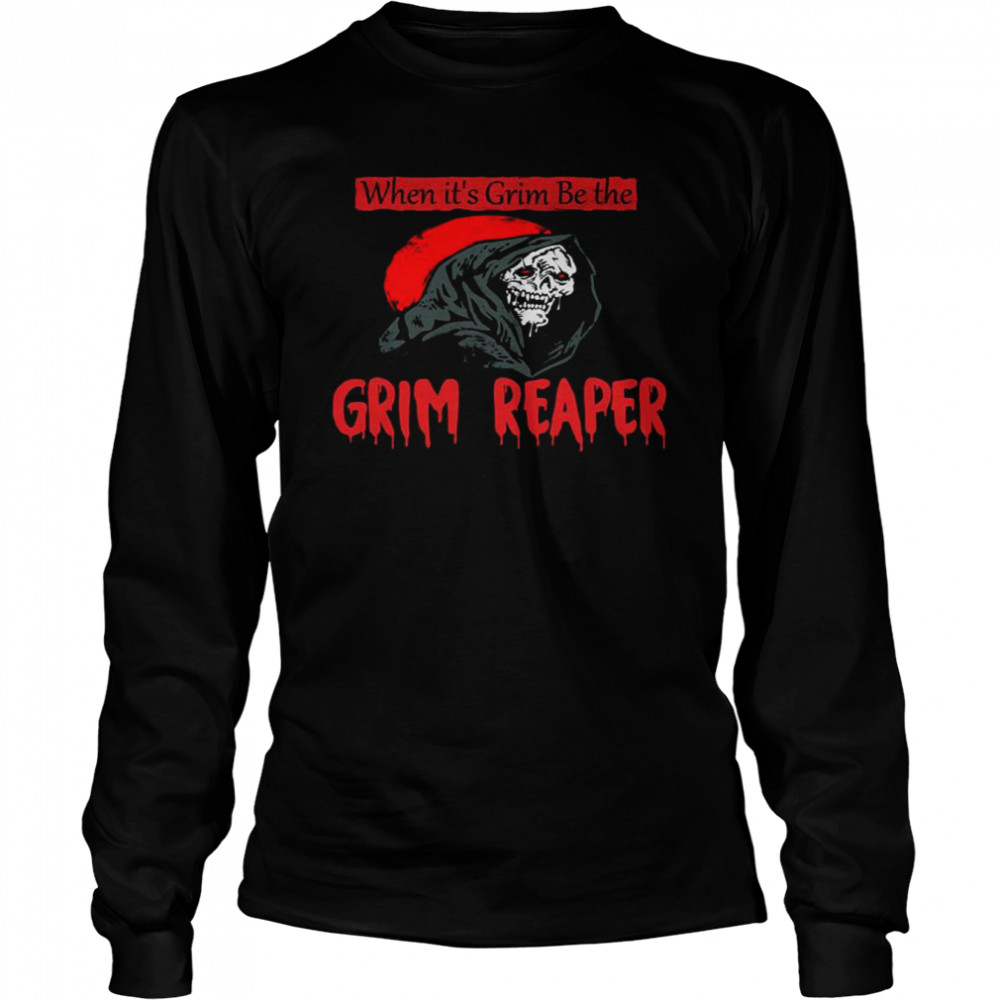 Chiefs Grim Reaper Cool Design Halloween shirt Long Sleeved T-shirt