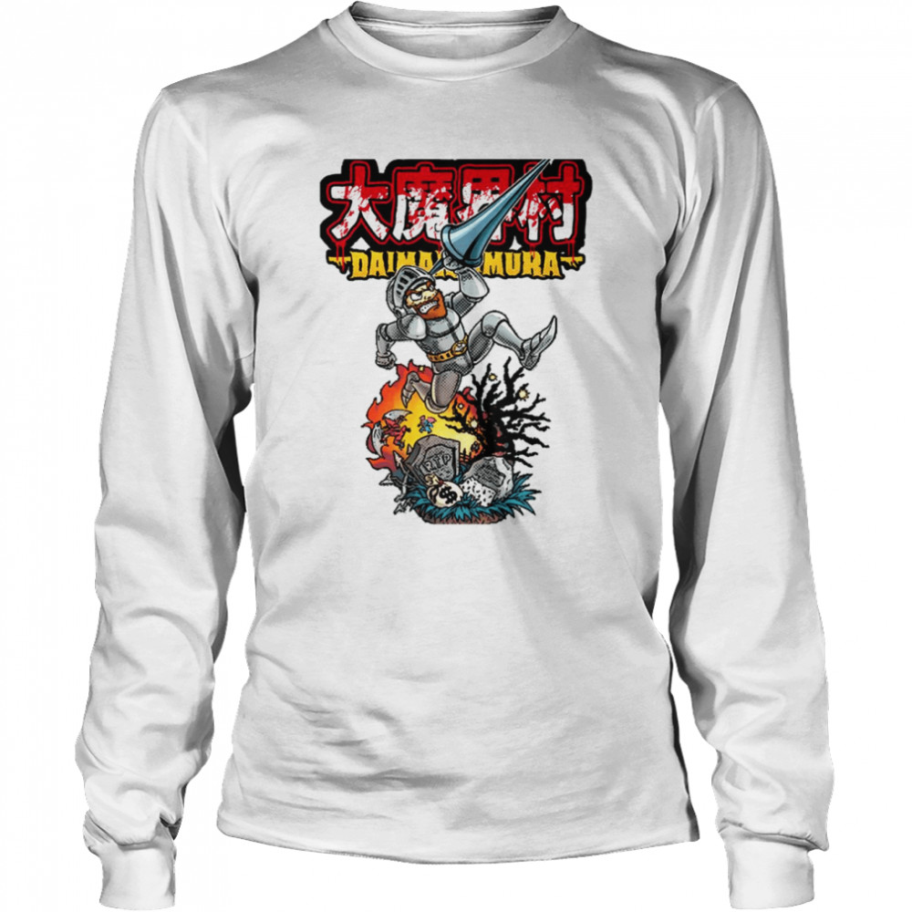 Daimakaimura Cool Design Halloween shirt Long Sleeved T-shirt