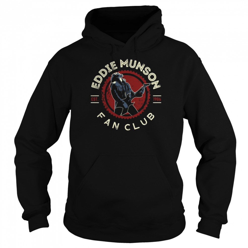 Eddie Munson Guitar Fan Club Halloween shirt Unisex Hoodie