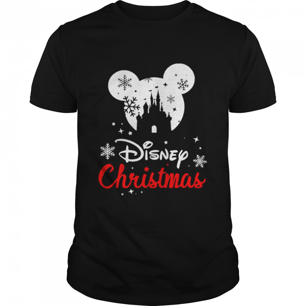 Mickey mouse Disney Snowman Merry Christmas shirt