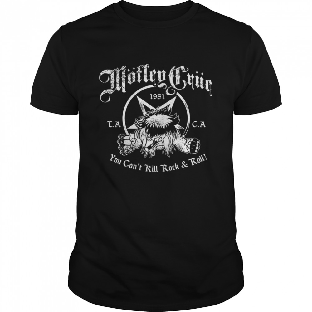 Motley Crue Los Angeles California Nikki Sixx shirt