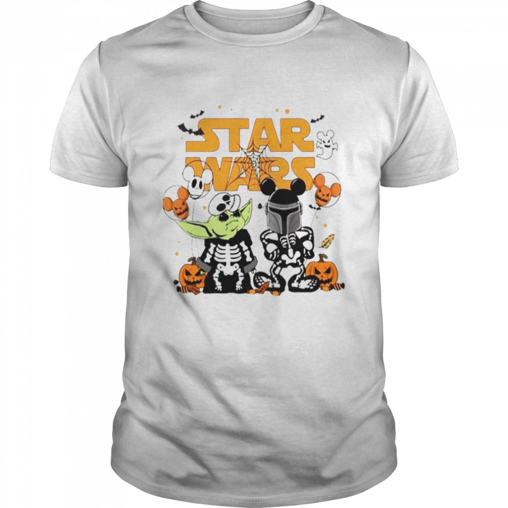 Star Wars Halloween Pumpkin Disney Vacation Matching shirt Classic Men's T-shirt