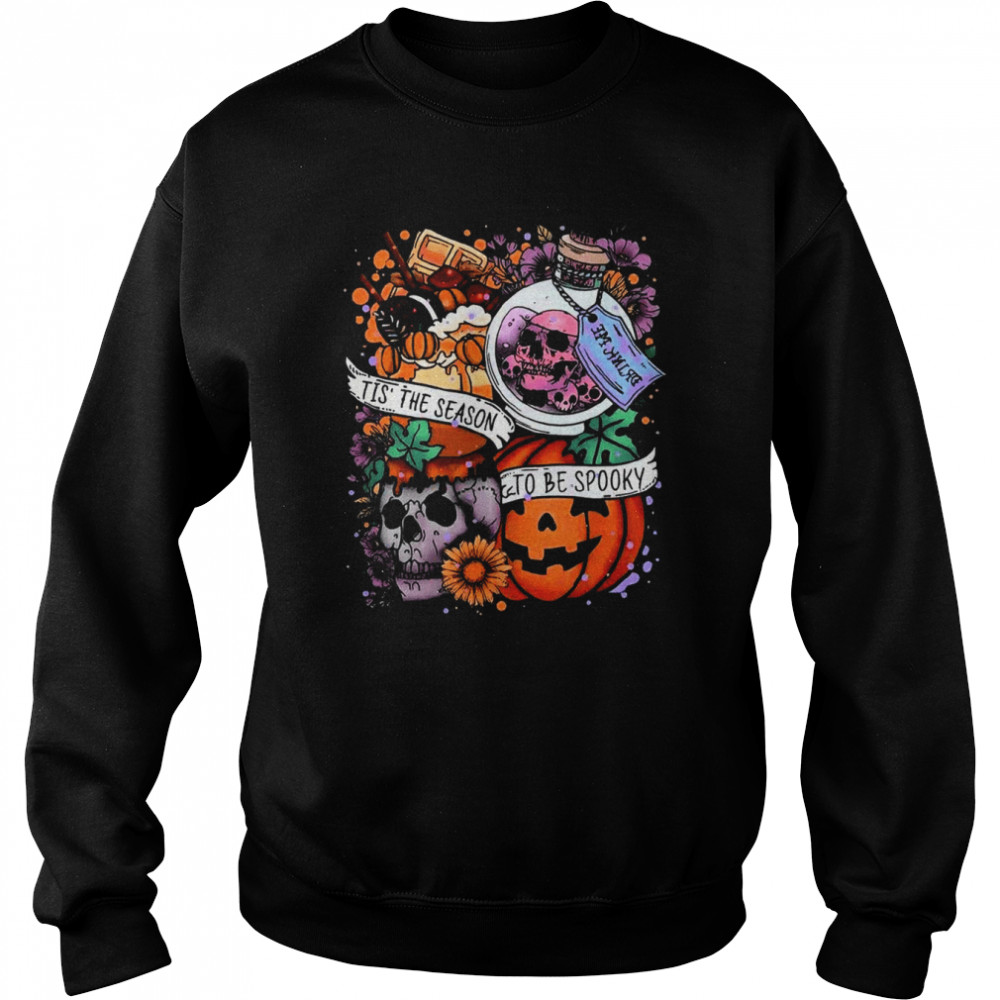 Tis The Season To Be Spooky Great Halloween Pumpkin T Unisex Sweatshirt
