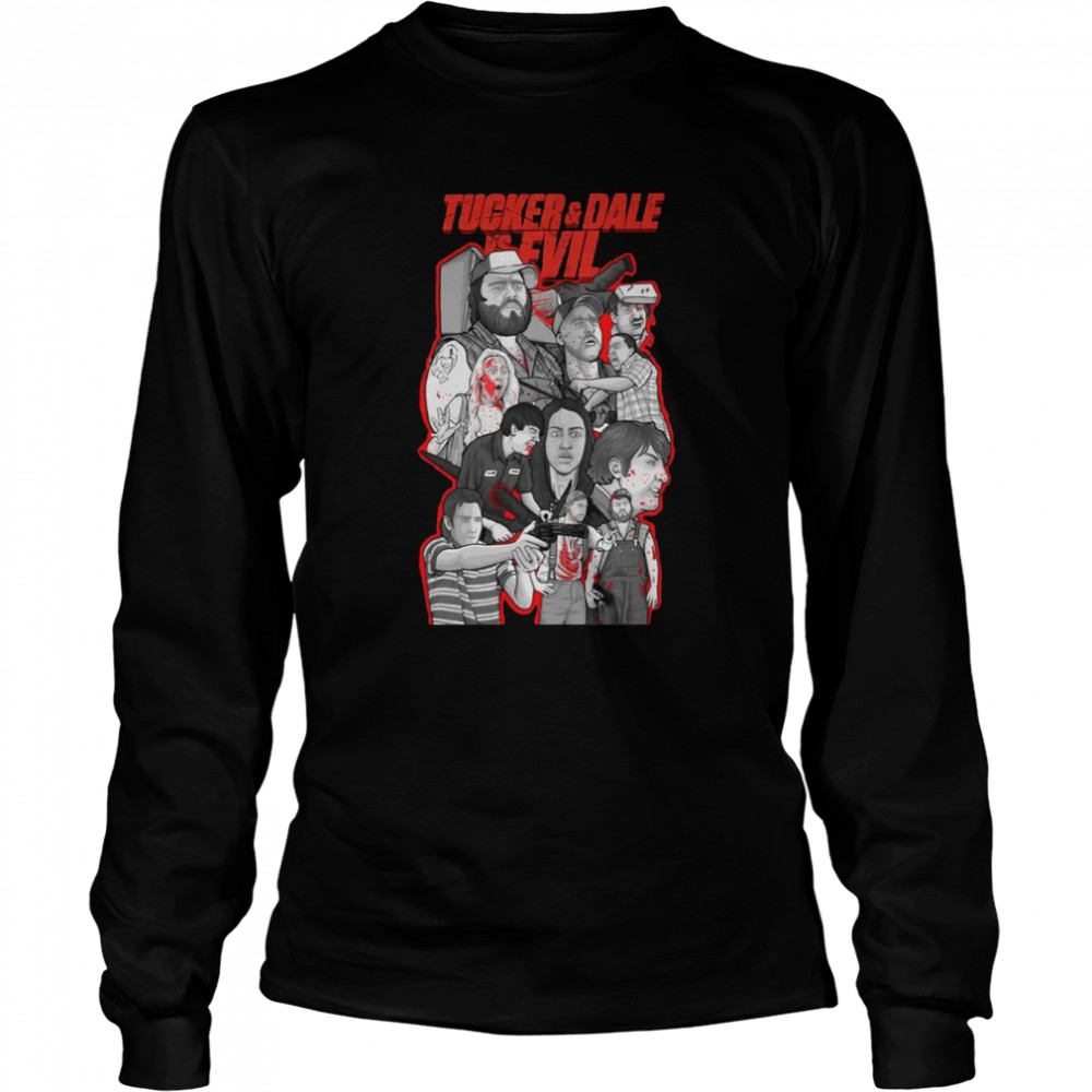 Tucker And Dale Vs Evil Halloween shirt Long Sleeved T-shirt