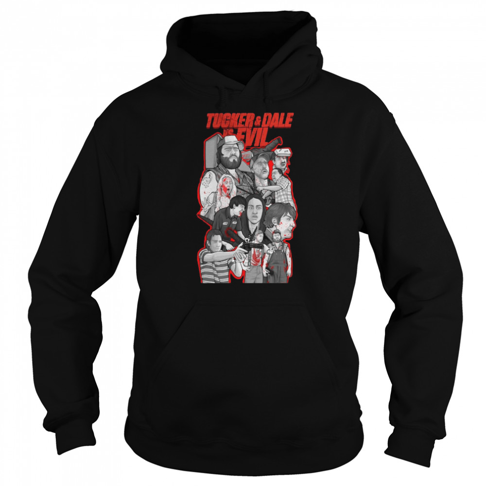 Tucker And Dale Vs Evil Halloween shirt Unisex Hoodie
