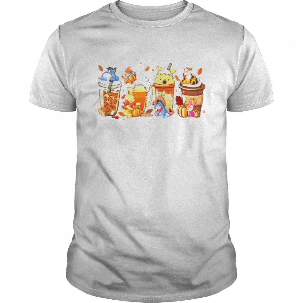 Winnie The Pooh Halloween coffee shirt Classic Men's T-shirt