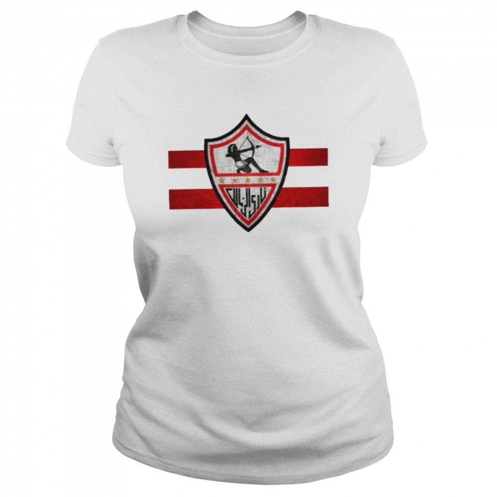 Zamalek Soccer Football Fans Giza Egypt shirt Classic Women's T-shirt