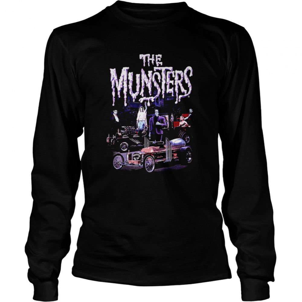 Aesthetic Design The Munsters Retro shirt Long Sleeved T-shirt