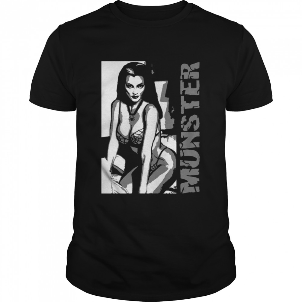 Black And White Art Lily The Munster shirt