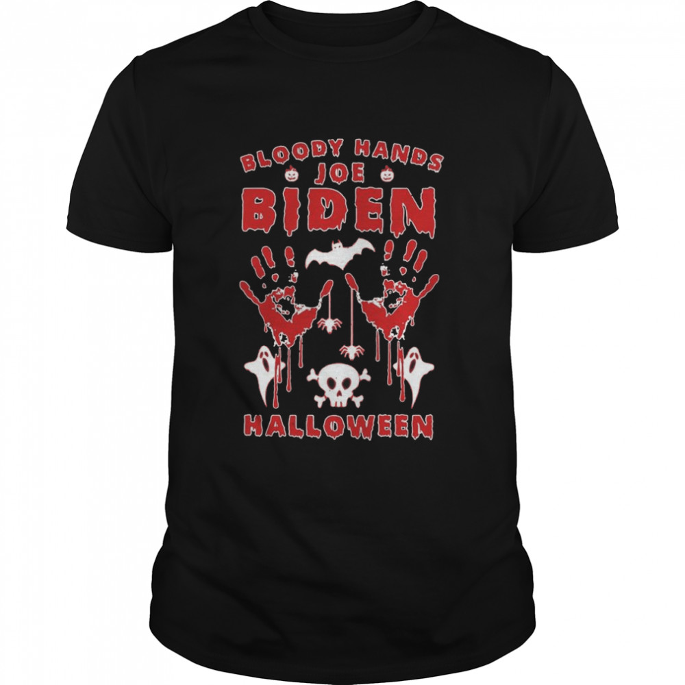 Bloody Hands Joe Biden Halloween shirt Classic Men's T-shirt