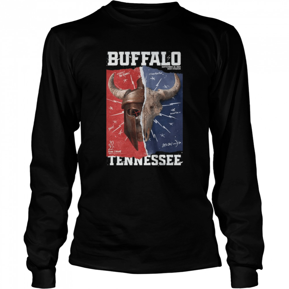 Buffalo Tennessee Sep 19 2022 Rich Stadium Poster shirt Long Sleeved T-shirt