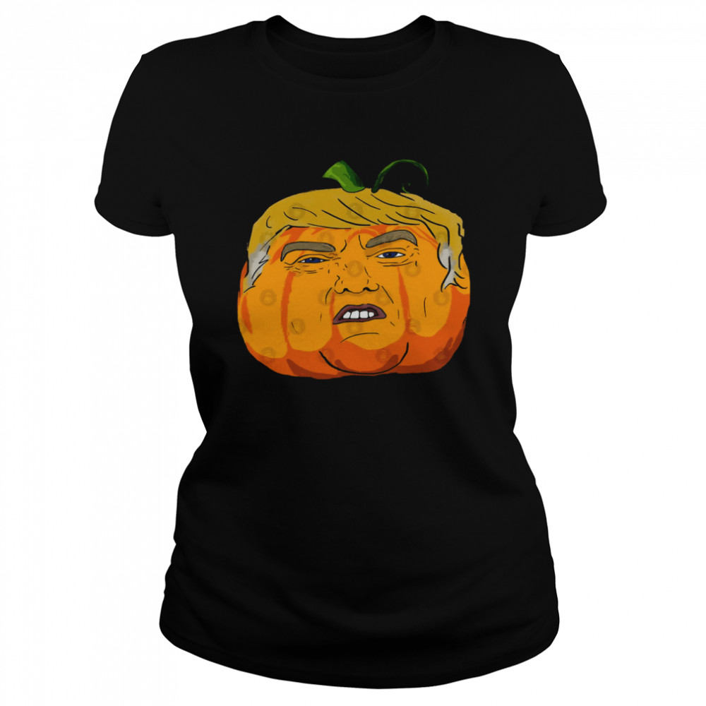 Donald Trumpkin Trump Halloween  Classic Women's T-shirt