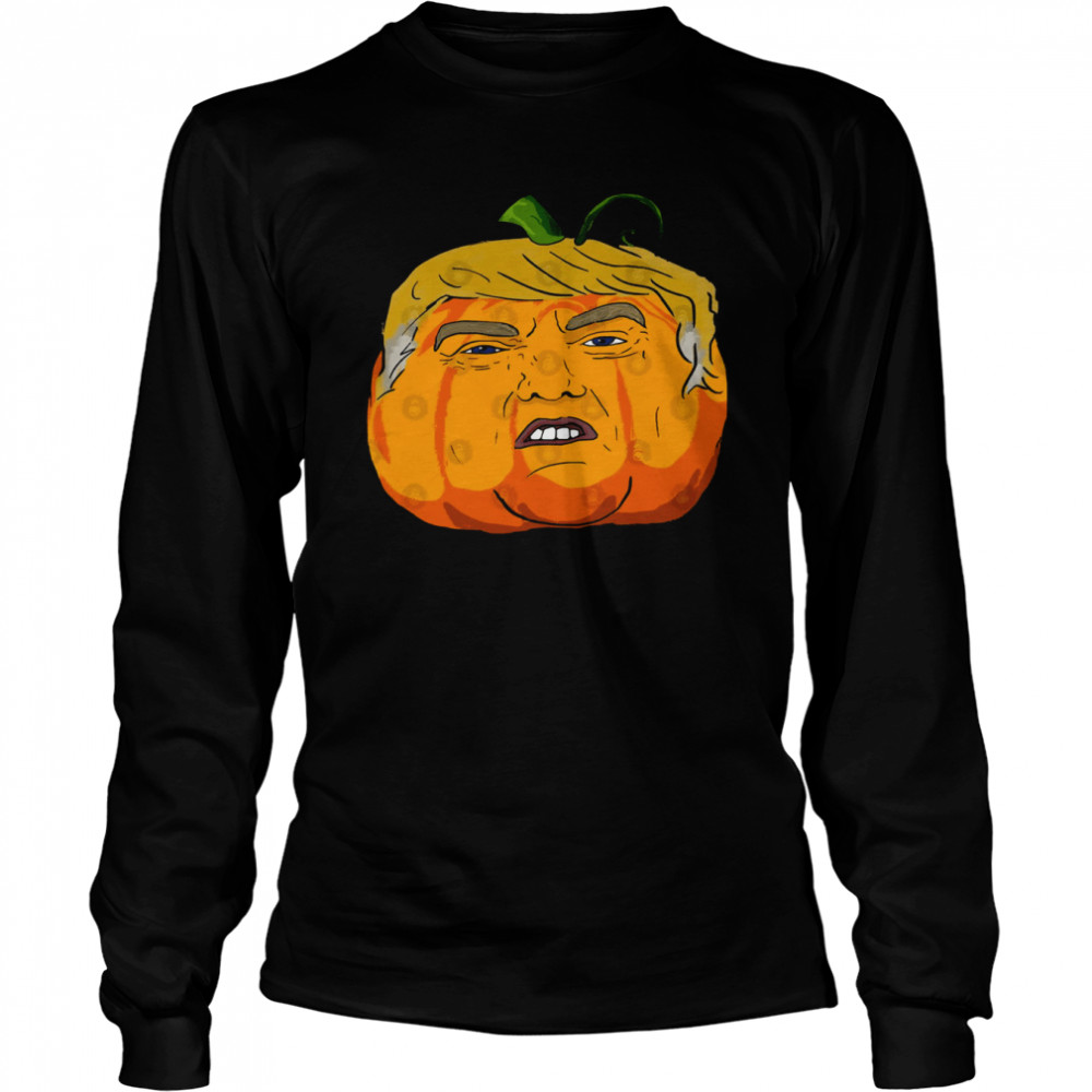 Donald Trumpkin Trump Halloween  Long Sleeved T-shirt