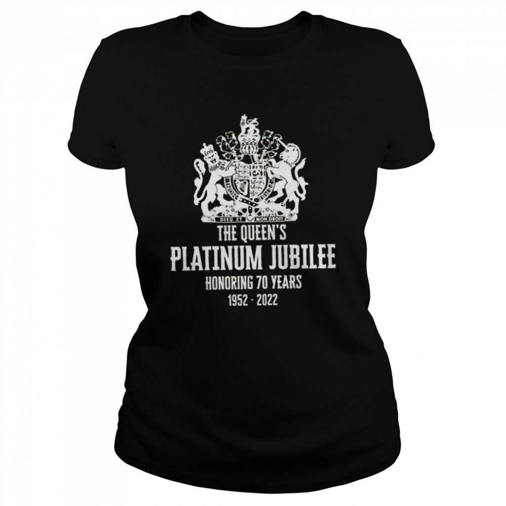 eiir the queens platinum jubilee 70 years queen elizabeth ii shirt classic womens t shirt