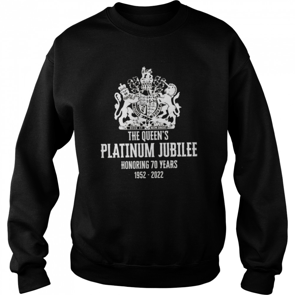 Eiir The Queen’s Platinum Jubilee 70 Years Queen Elizabeth Ii shirt Unisex Sweatshirt