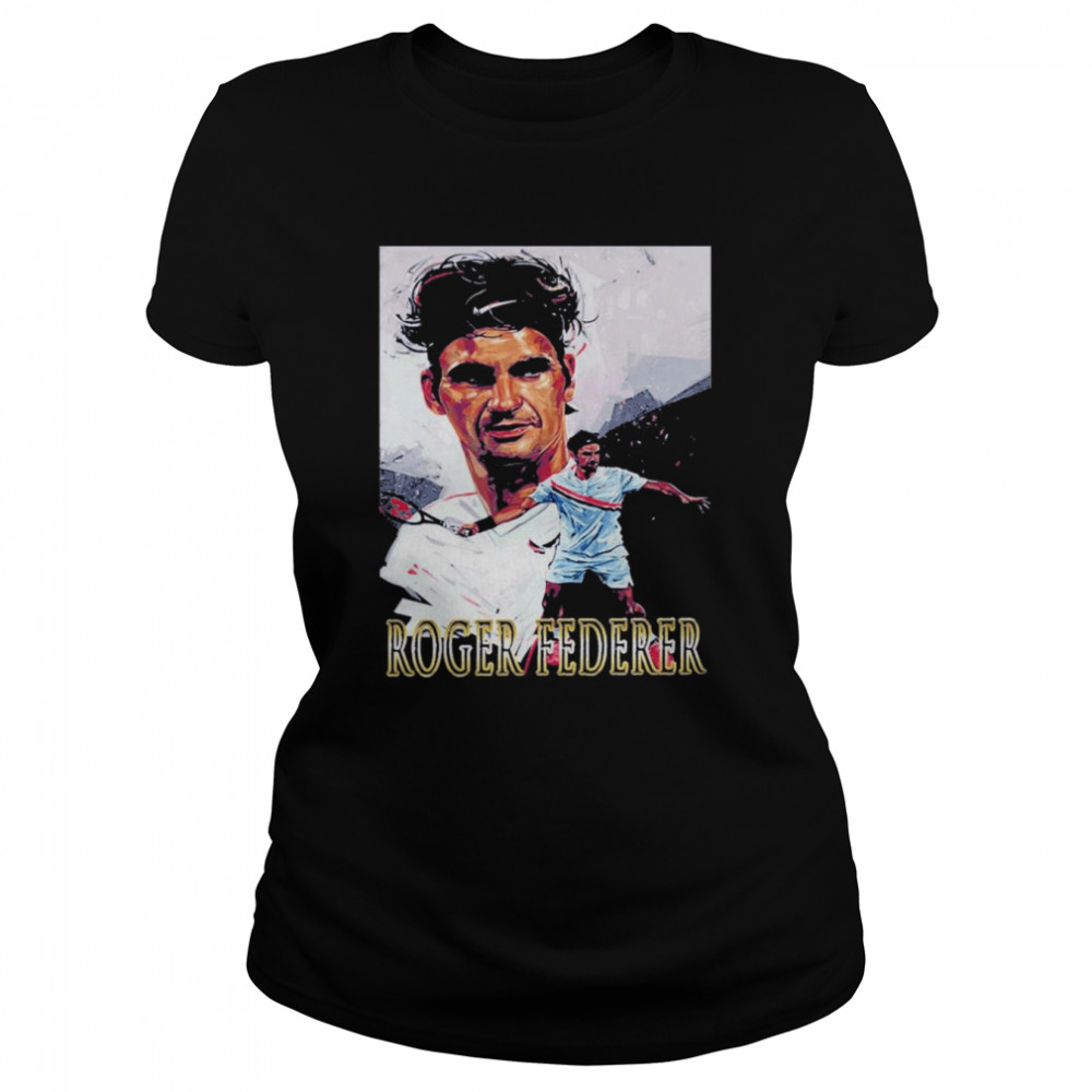legend Roger Federer Retires T- Classic Women's T-shirt