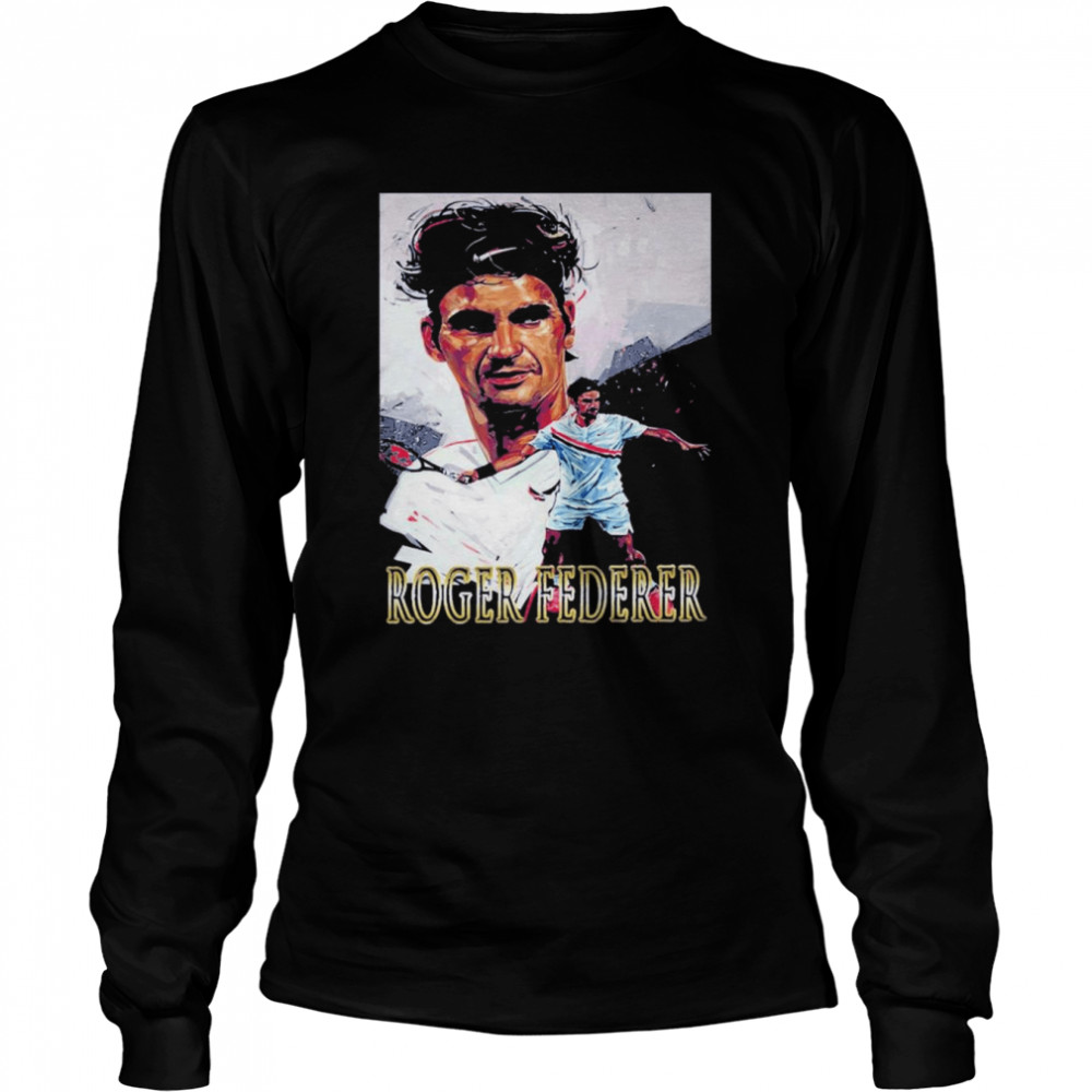 legend Roger Federer Retires T- Long Sleeved T-shirt