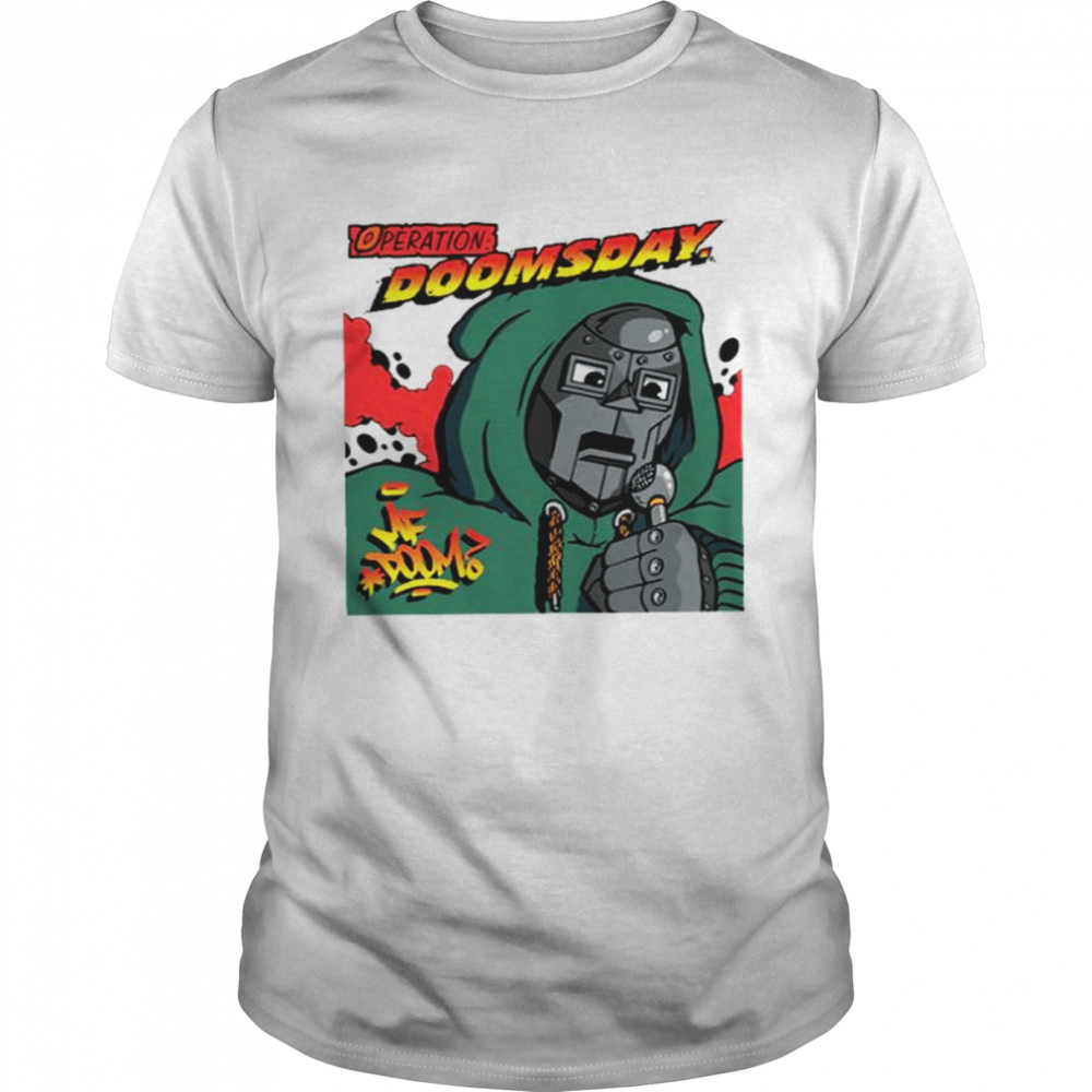 One Beer Animated Mf Doom shirt