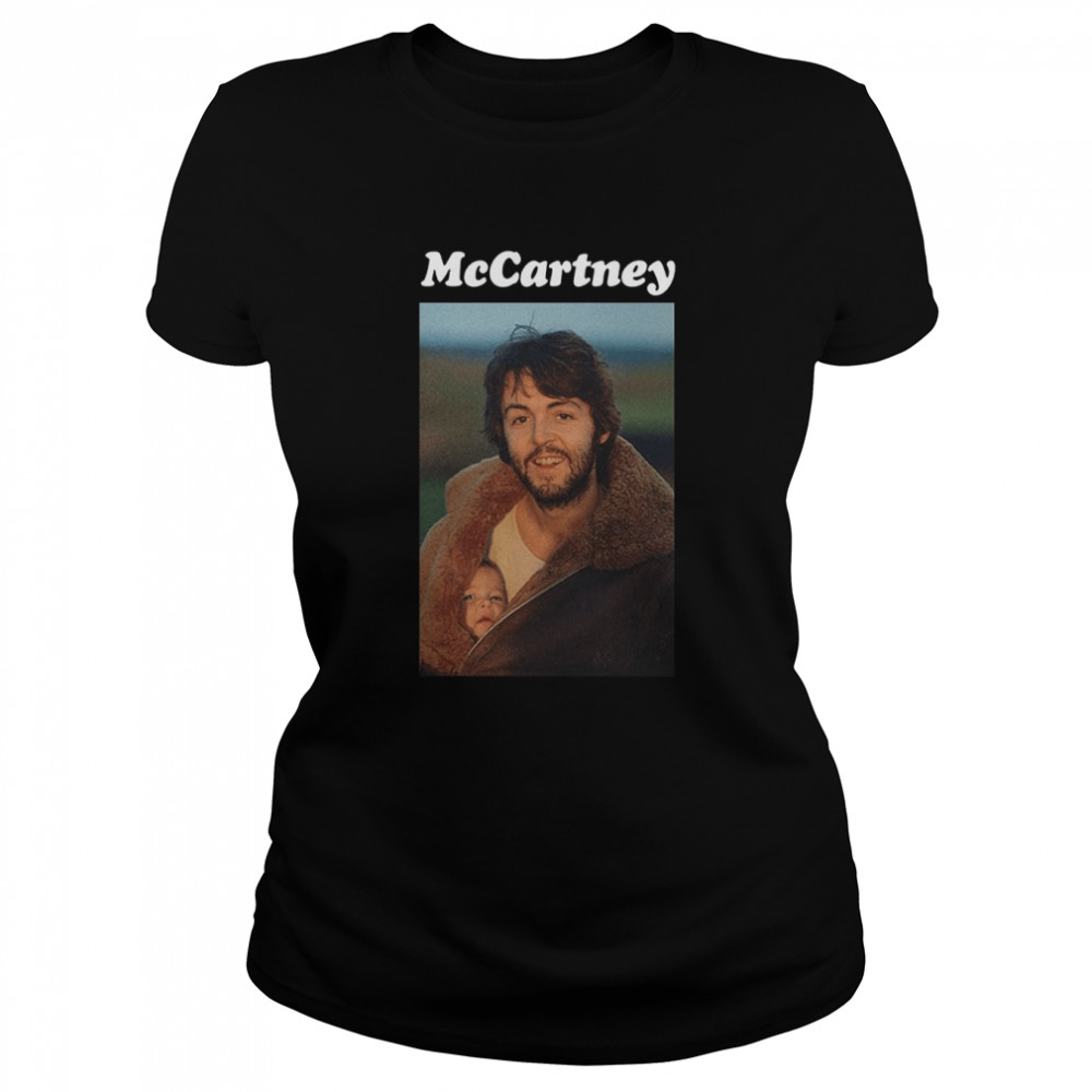 Paul Mccartney The Beatles Wings Portrait shirt Classic Women's T-shirt