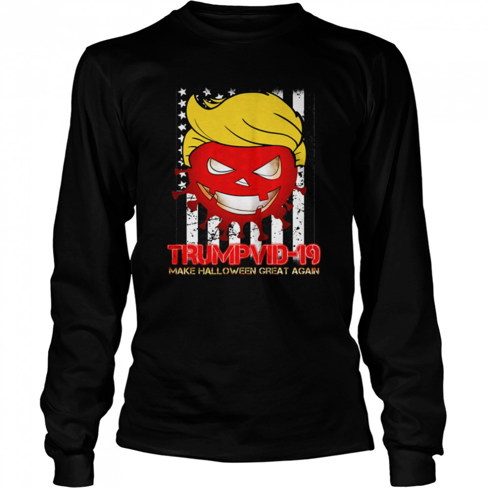 Trump Corona Trump Halloween  Long Sleeved T-shirt