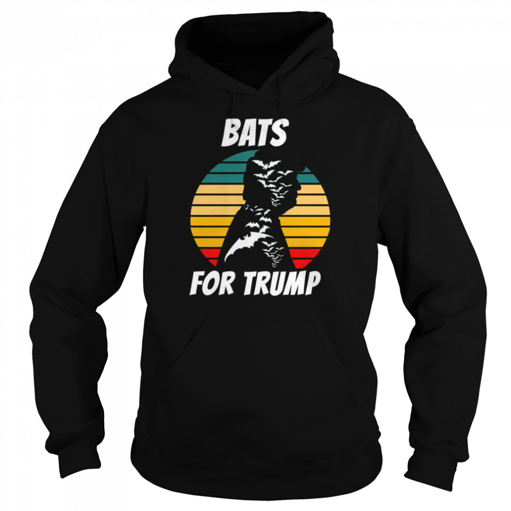 Vintage Bat Trump Halloween  Unisex Hoodie