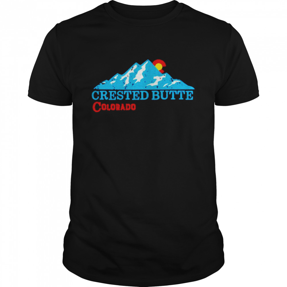 Vintage Retro Crested Butte Colorado shirt Classic Men's T-shirt