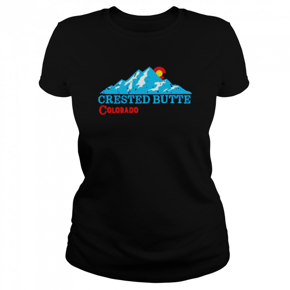 Vintage Retro Crested Butte Colorado shirt Classic Women's T-shirt