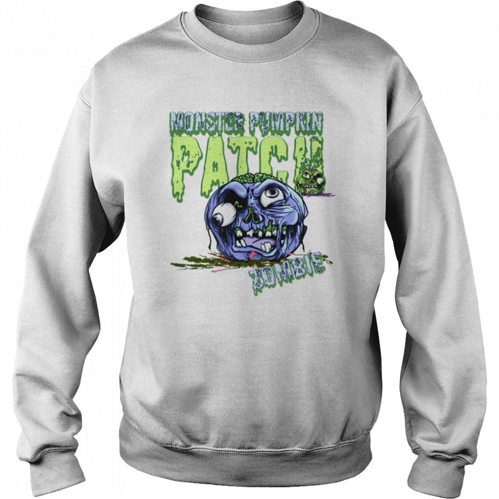 Zombie Monster Pumpkin Patch Halloween shirt Unisex Sweatshirt