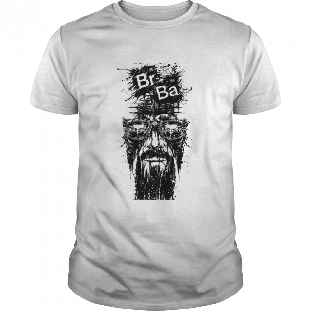 Aesthetic Art Breaking Bad Bw Heisenberg shirt
