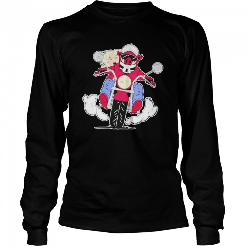 Arkansas Razorbacks football motorcycle shirt Long Sleeved T-shirt