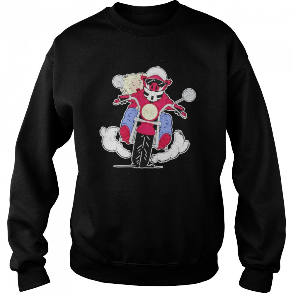 Arkansas Razorbacks football motorcycle shirt Unisex Sweatshirt