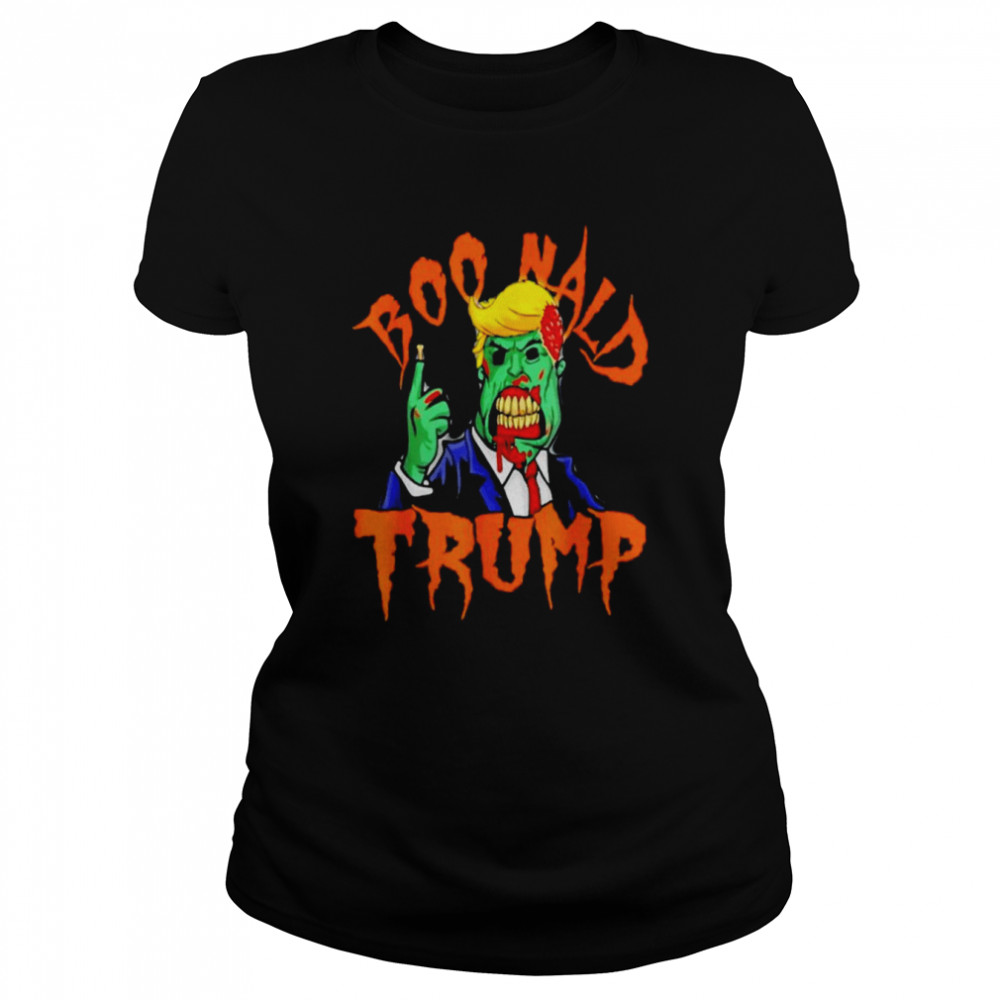 Boo Donald Trump Halloween T- Classic Women's T-shirt