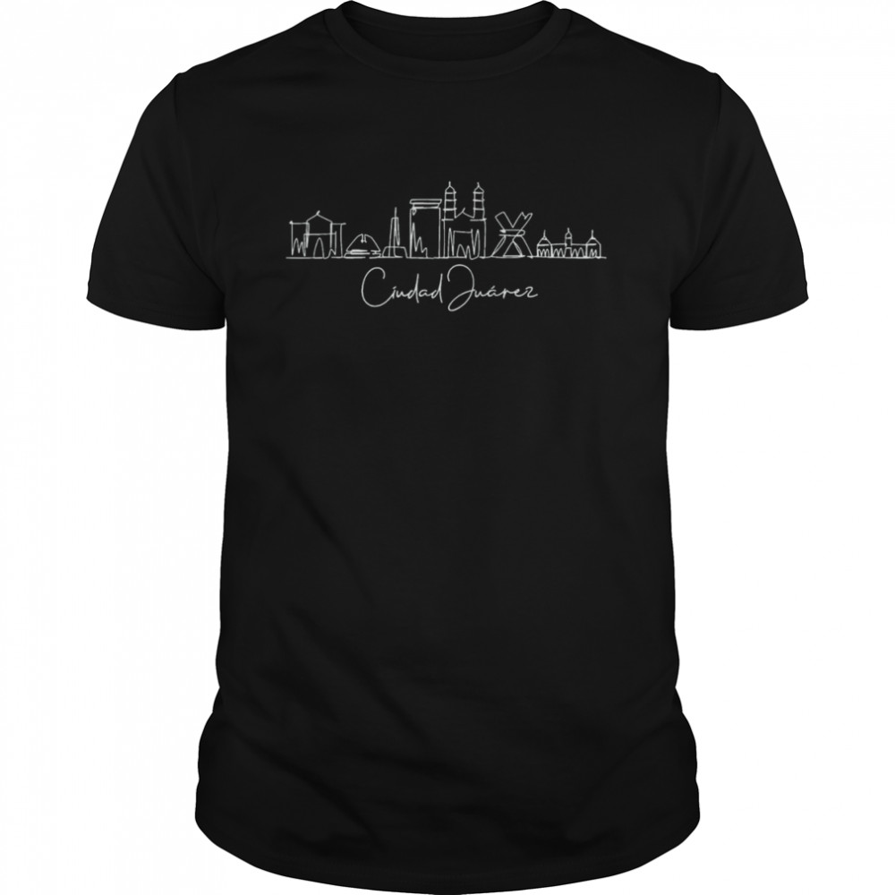 Ciudad Juarez Mexico City Skyline T- Classic Men's T-shirt