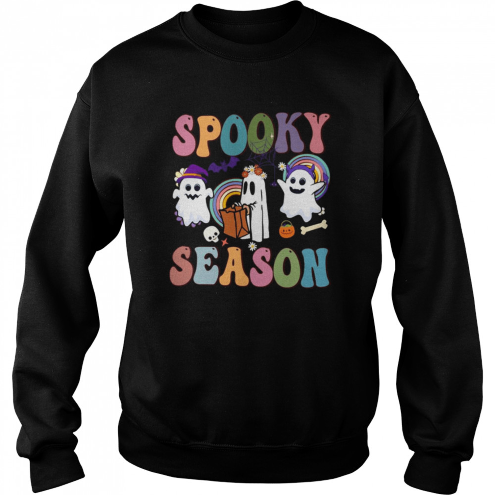 Groovy Ghost Spooky Season Halloween shirt Unisex Sweatshirt