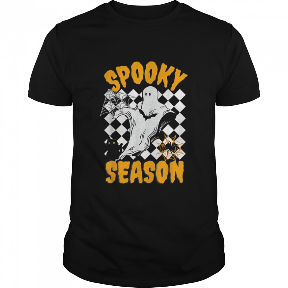 Groovy Ghost Spooky Season Happy Halloween shirt Classic Men's T-shirt