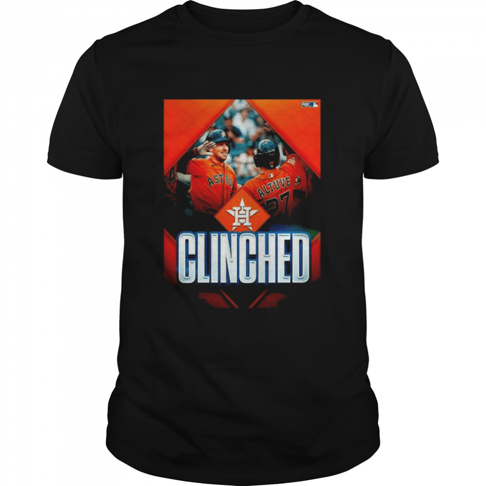 Houston astros clinched 2022 mlb postseason shirt