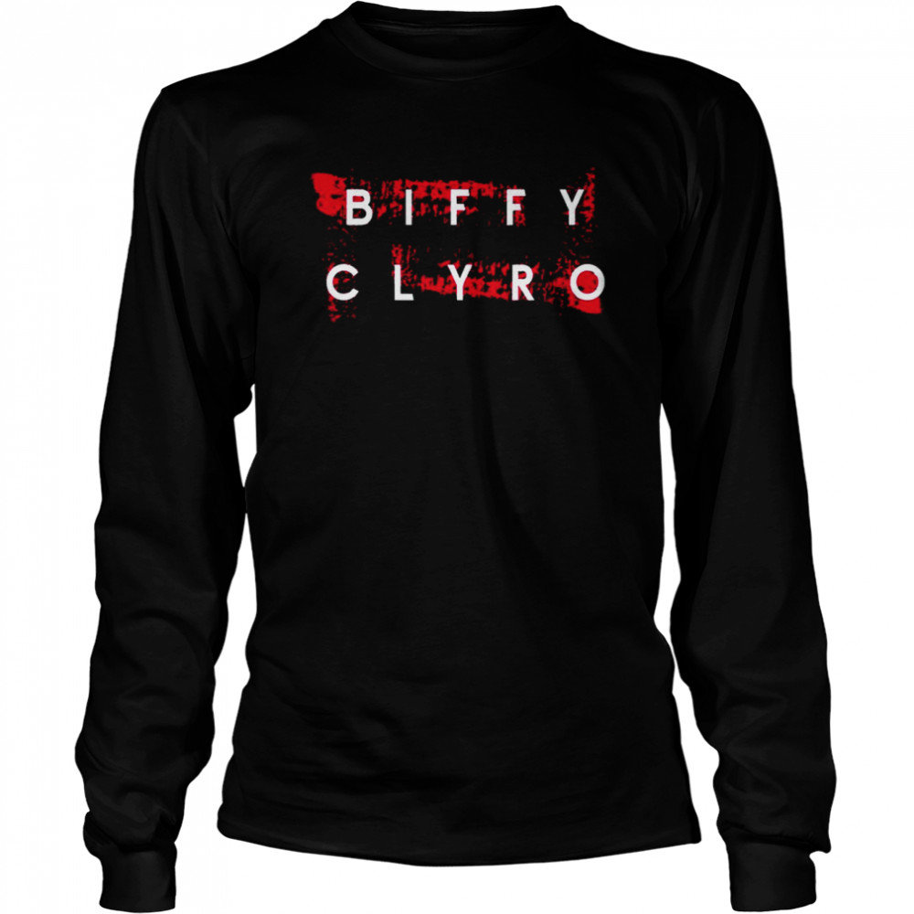 Logo Aesthetic Biffy Clyro Band shirt Long Sleeved T-shirt