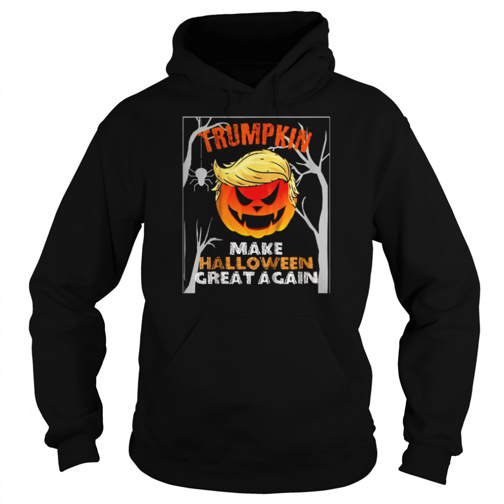 make halloween great again horror halloween trumpkin t unisex hoodie