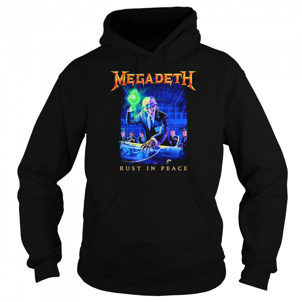 megadeth rust in peace tracklist shirt unisex hoodie