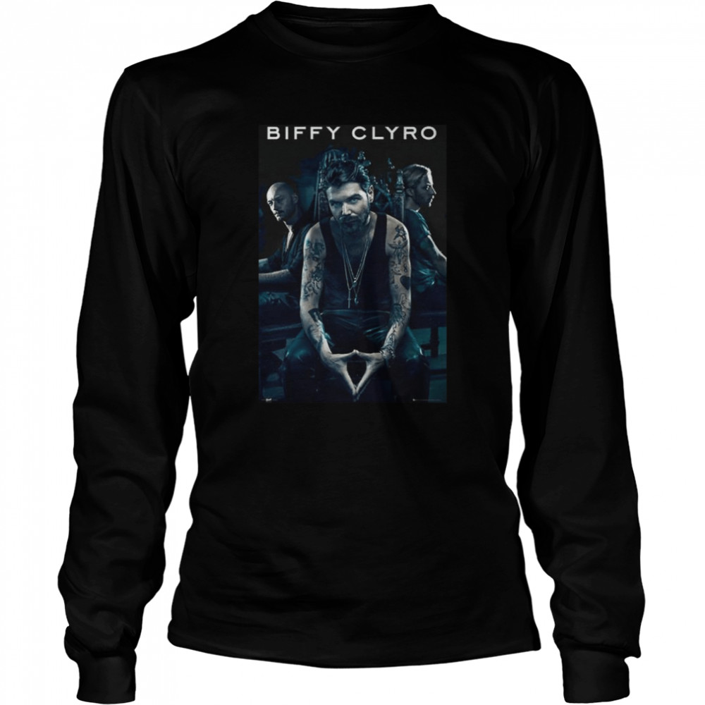 Members Design Music Band Biffy Clyro shirt Long Sleeved T-shirt