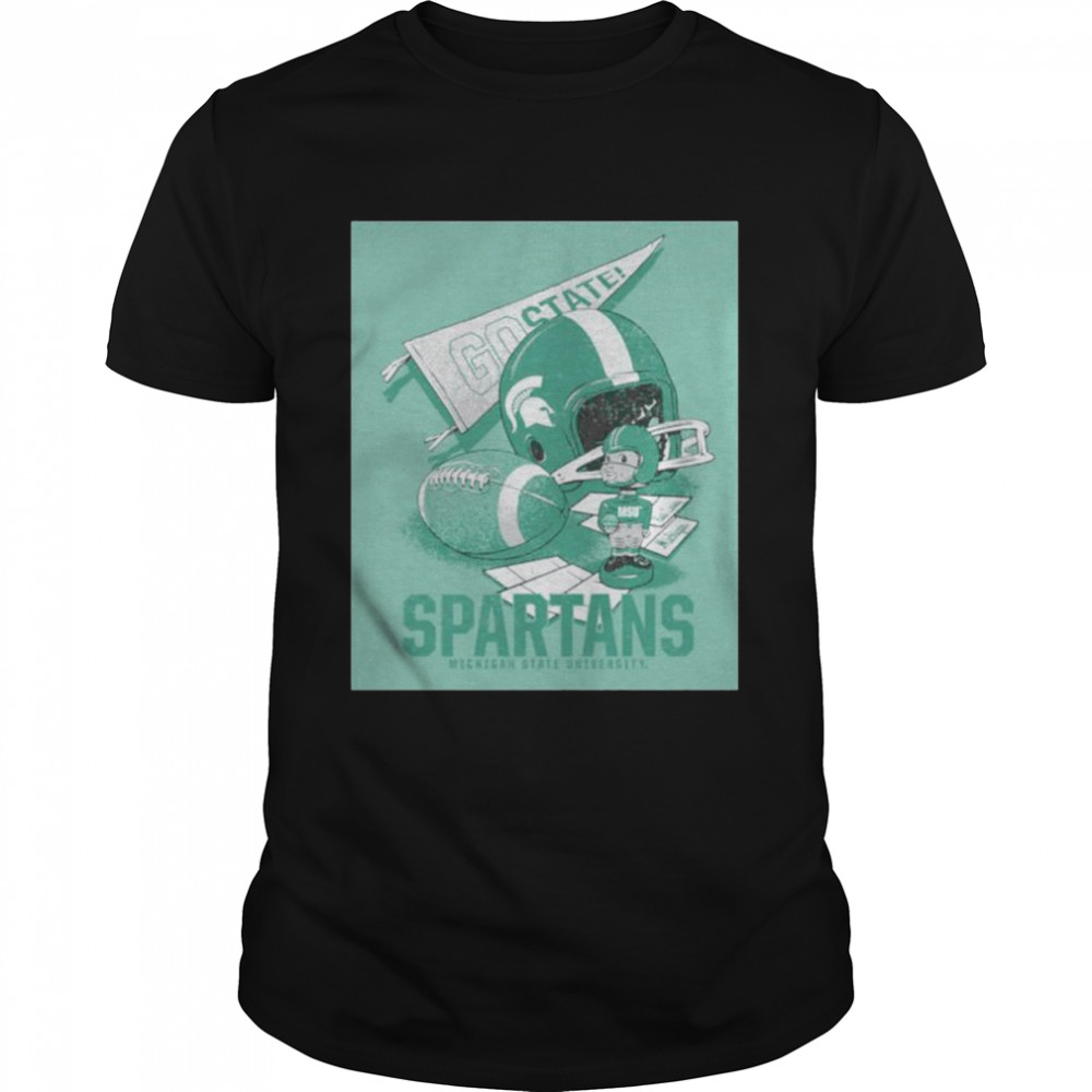 Michigan State Spartans football go State shirt Classic Men's T-shirt