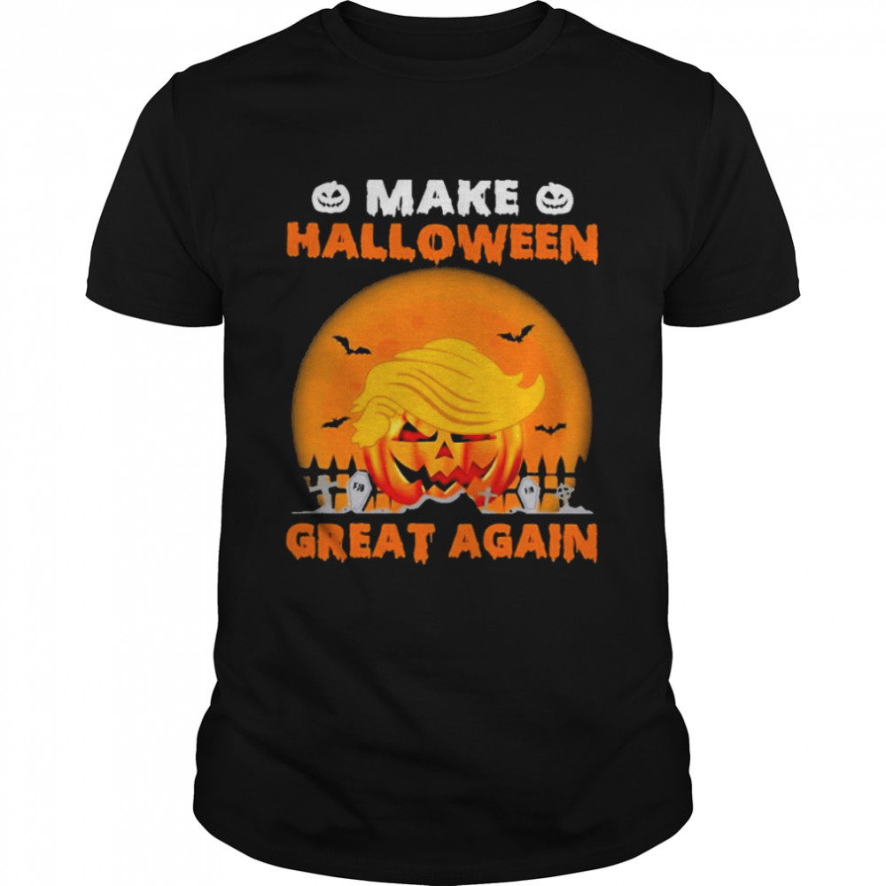 Pumpkin And Bat Horror shirt Classic Men's T-shirt