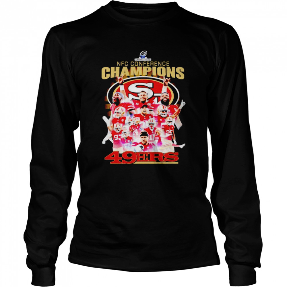 san francisco 49ers nfc conference champions shirt long sleeved t shirt