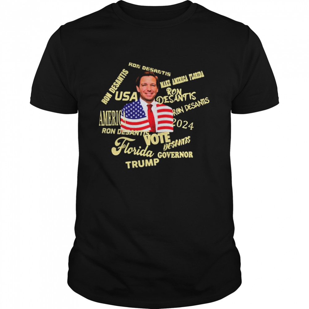 The Politican Art Ron Desantis shirt Classic Men's T-shirt