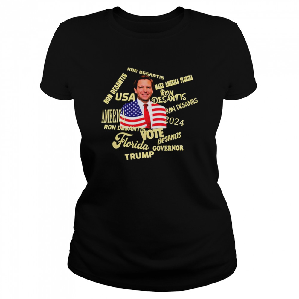The Politican Art Ron Desantis shirt Classic Women's T-shirt