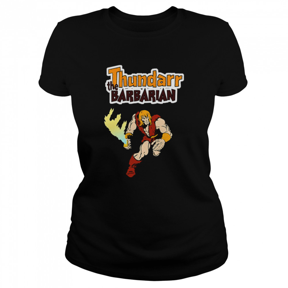 The Strongest Man Thundarr The Barbarian shirt Classic Women's T-shirt