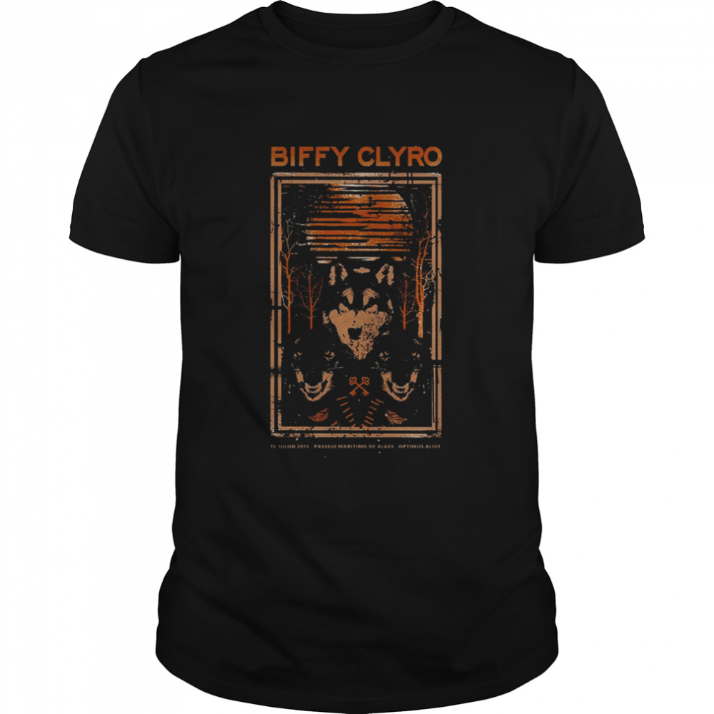 The Three Wolves Biffy Clyro Concert 2022 shirt Classic Men's T-shirt