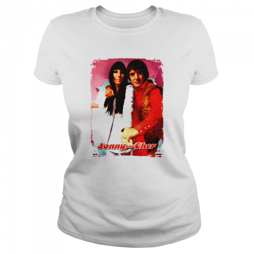90s Vintage Sonny & Cher Music Tour Halloween shirt Classic Women's T-shirt