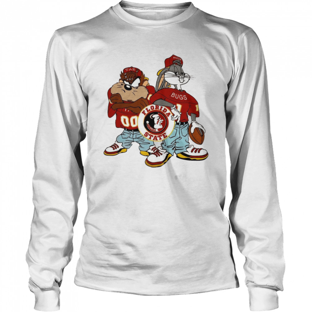 Florida State Looney Tunes Football shirt Long Sleeved T-shirt